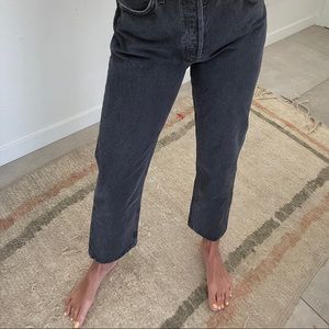 AGolde 90s Pinch Waist Jeans / Size 28